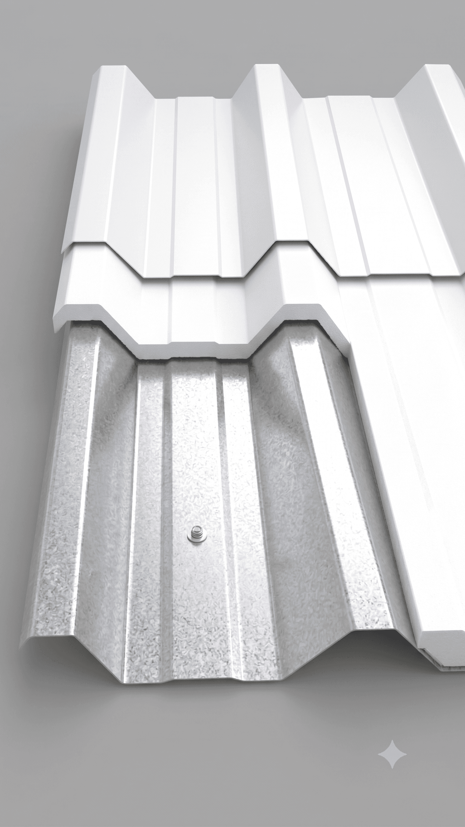 TELHA SOBRE TELHA ISOTERMICA 30 MM (BRANCO/GALVALUME)